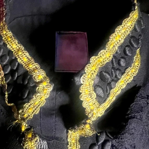 One of a kind Artist handmade Medals Embellished Military Jacket Coat.Rock Star!